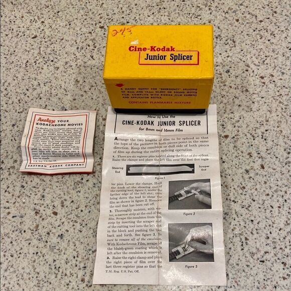 Vintage Kodak Cine Film JUNIOR SPLICER - Picture 10 of 14